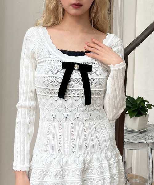 レースクロスキャミソール 詳細画像