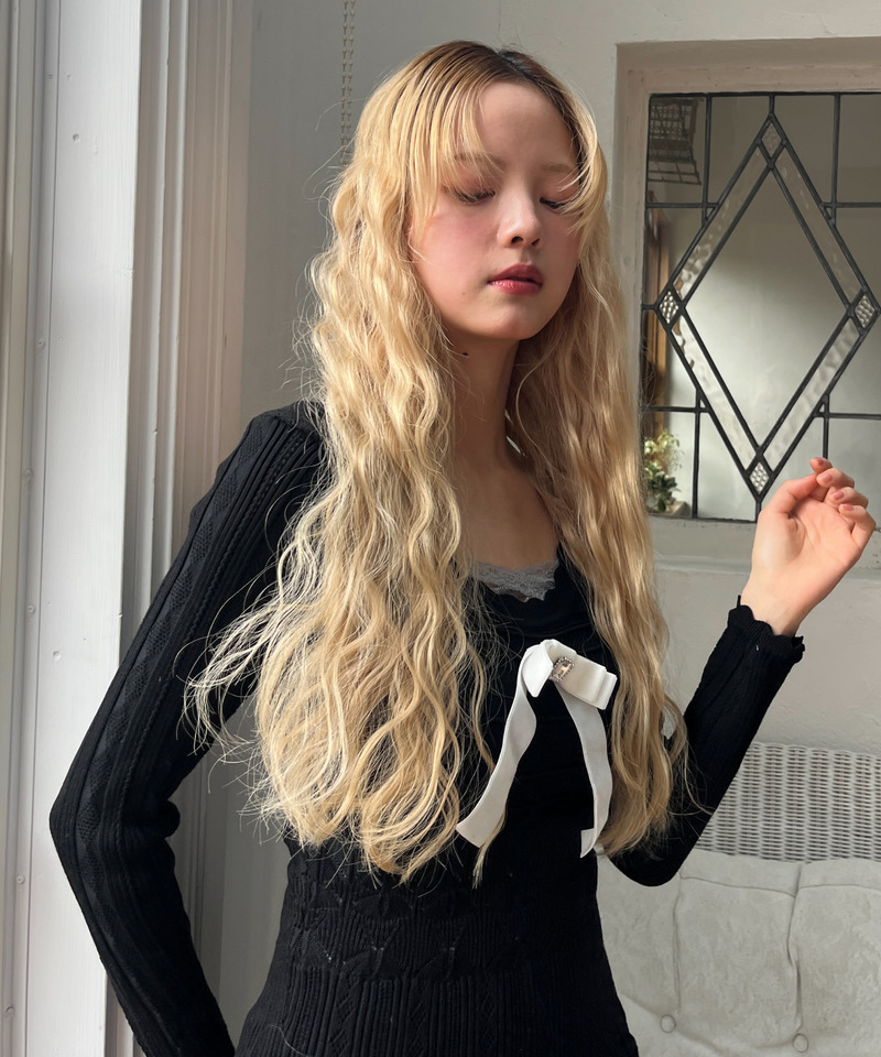 レースクロスキャミソール 詳細画像 グレー 5