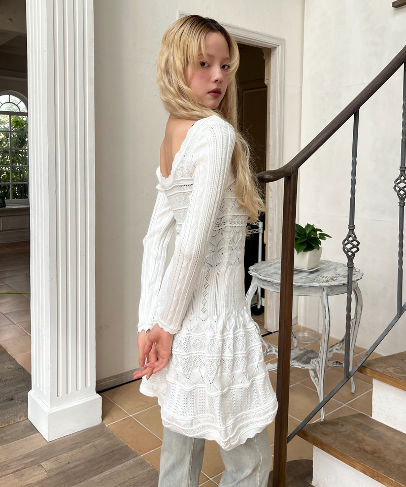 ガーリーワンピース 詳細画像 オフホワイト 13