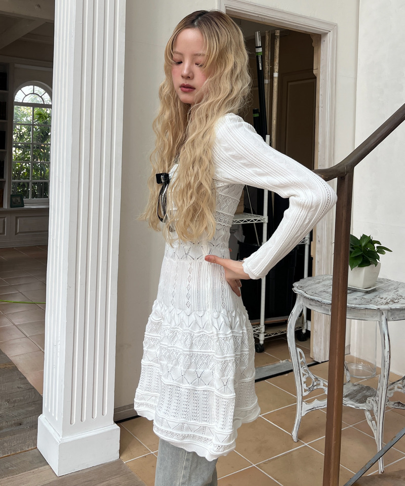 ガーリーワンピース 詳細画像 オフホワイト 17