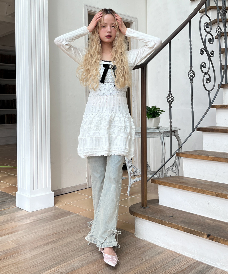 ガーリーワンピース 詳細画像 オフホワイト 6