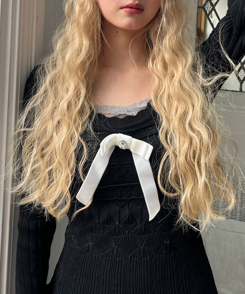 ガーリーワンピース 詳細画像 ブラック 13