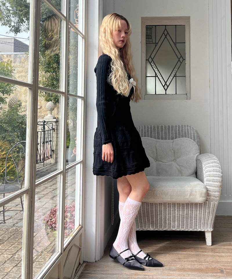 ガーリーワンピース 詳細画像 ブラック 16