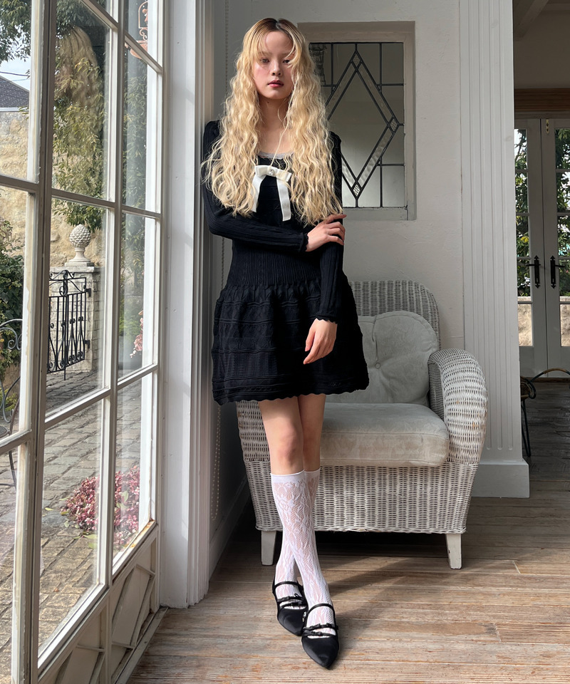 ガーリーワンピース 詳細画像 ブラック 17