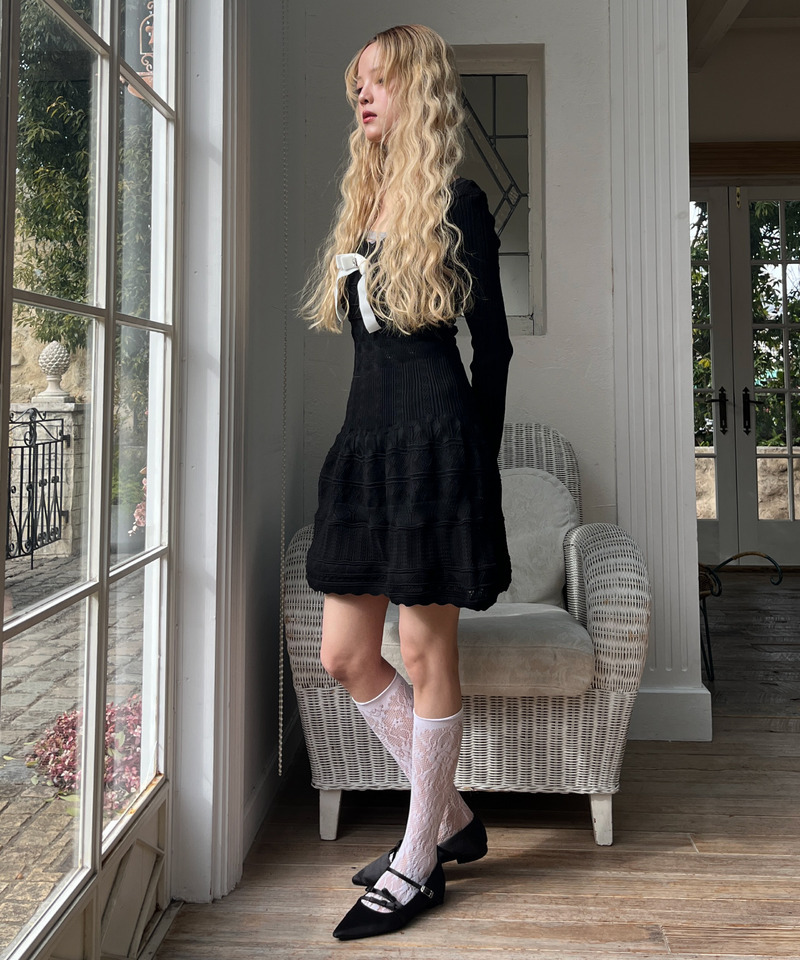 ガーリーワンピース 詳細画像 ブラック 18