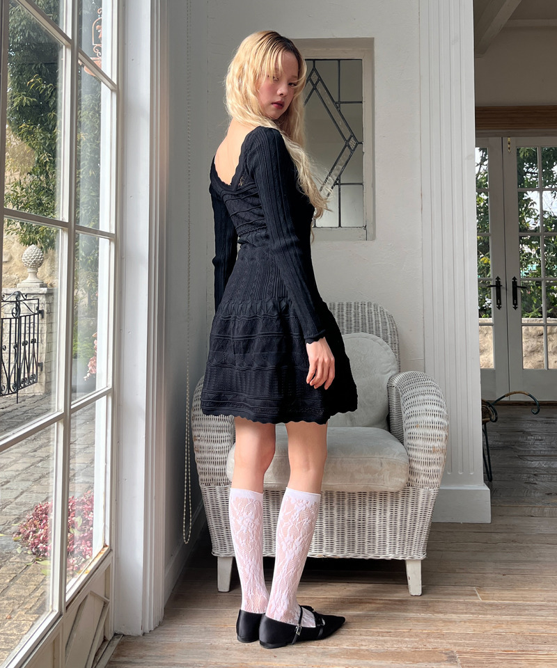 ガーリーワンピース 詳細画像 ブラック 19