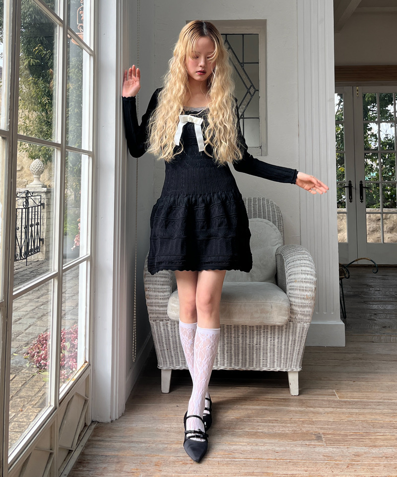 ガーリーワンピース 詳細画像 ブラック 21