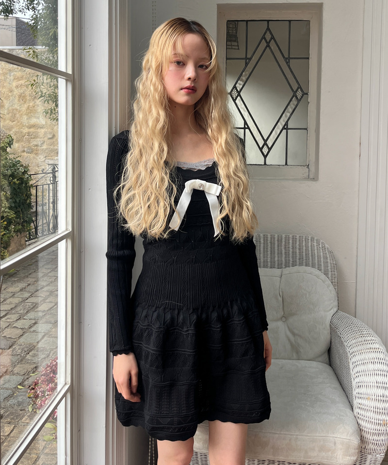 ガーリーワンピース 詳細画像 ブラック 22