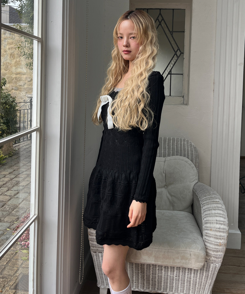 ガーリーワンピース 詳細画像 ブラック 24