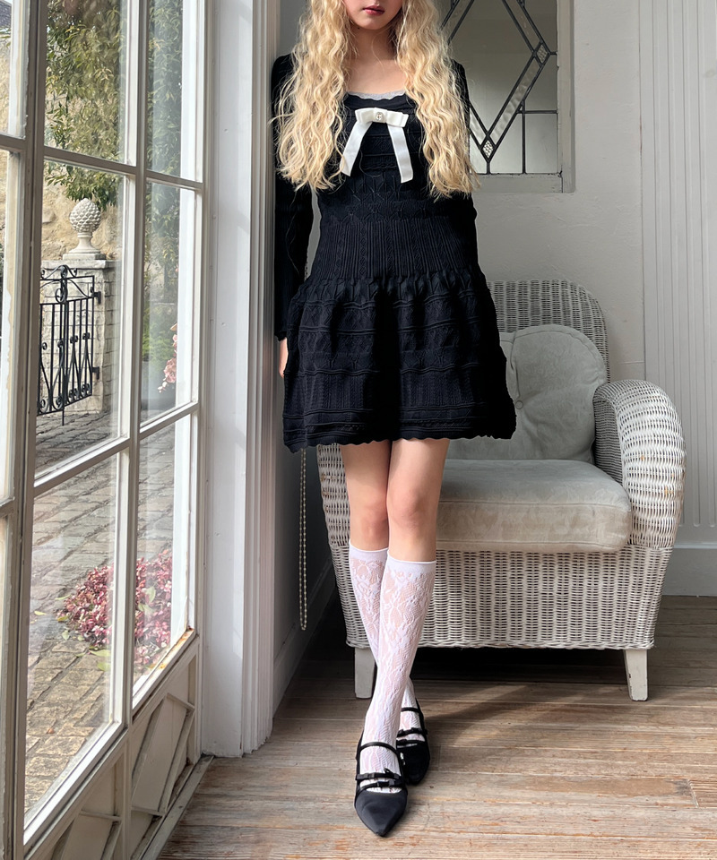 ガーリーワンピース 詳細画像 ブラック 25