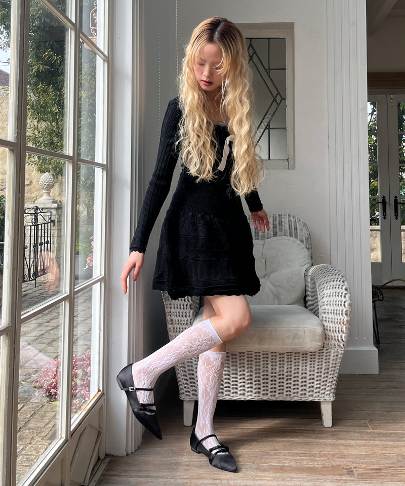 ガーリーワンピース 詳細画像 ブラック 5