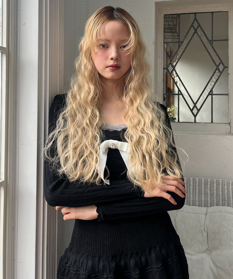 ガーリーワンピース 詳細画像 ブラック 6