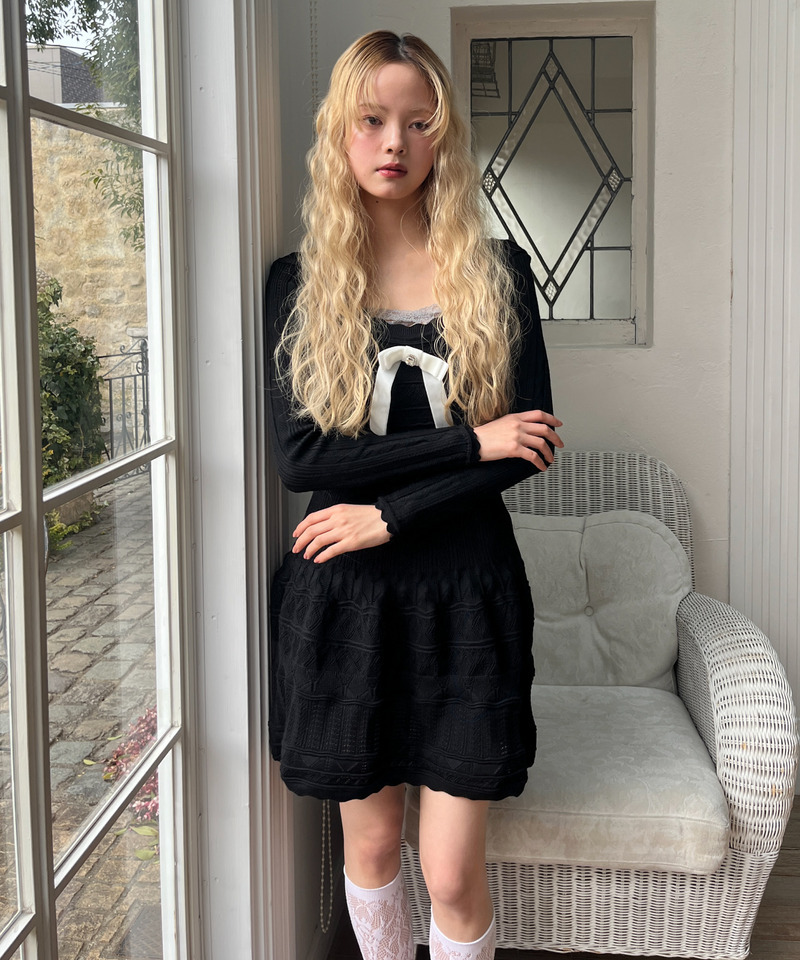 ガーリーワンピース 詳細画像 ブラック 9