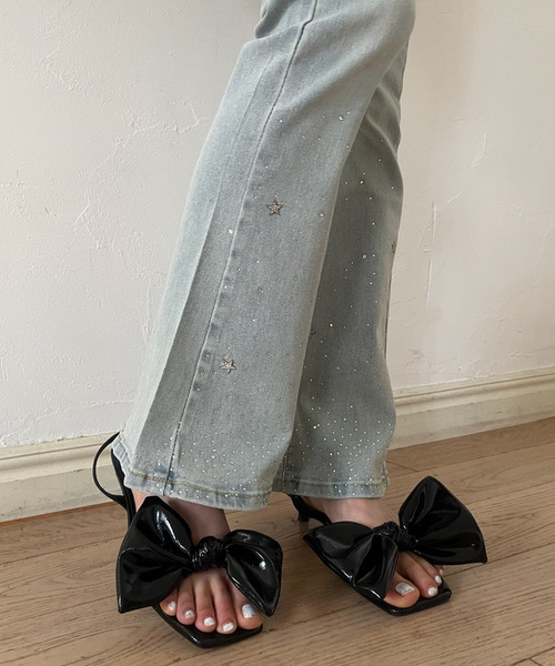 シャイニーフレアデニム