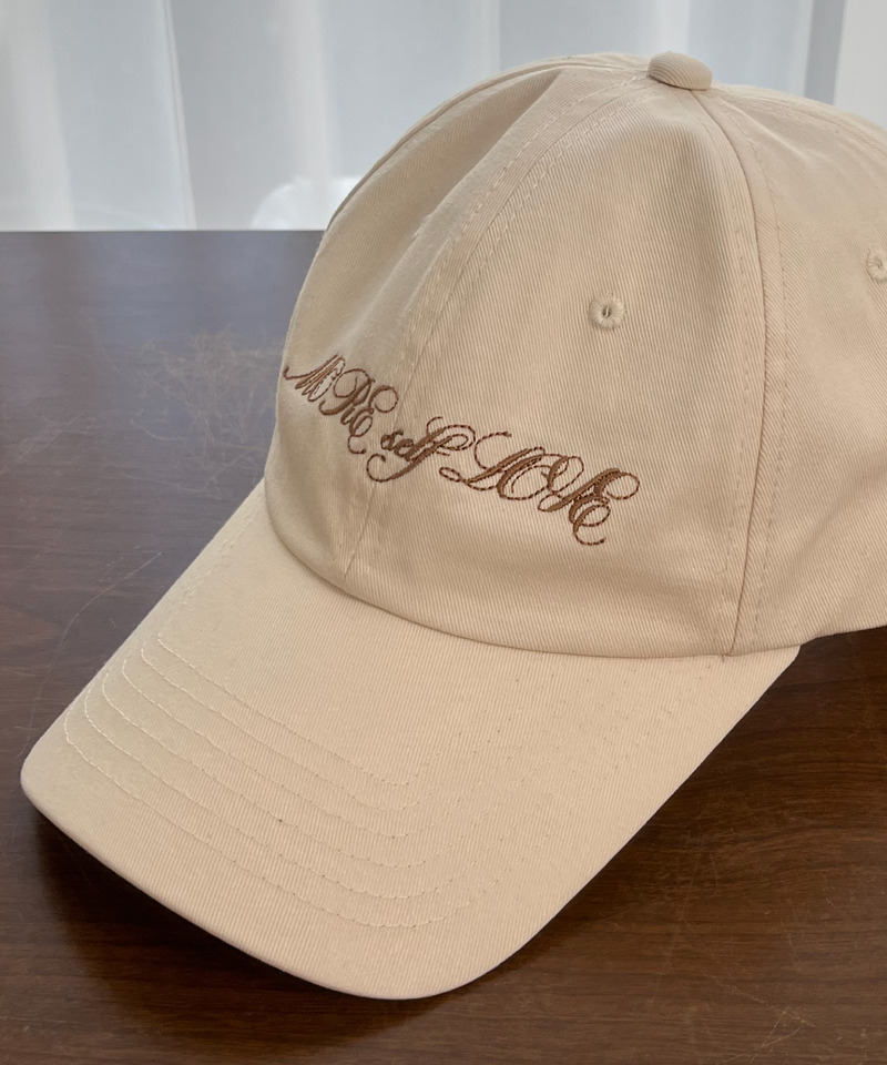 バックリボン刺しゅうロゴCAP 詳細画像 ベージュ 10