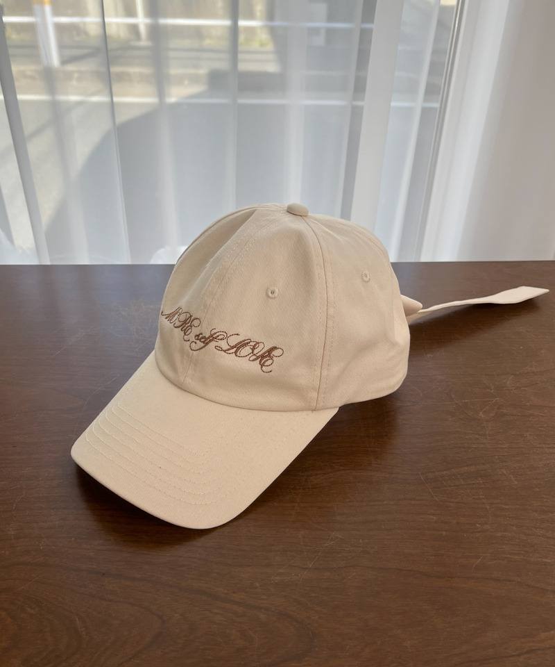 バックリボン刺しゅうロゴCAP 詳細画像 ベージュ 9