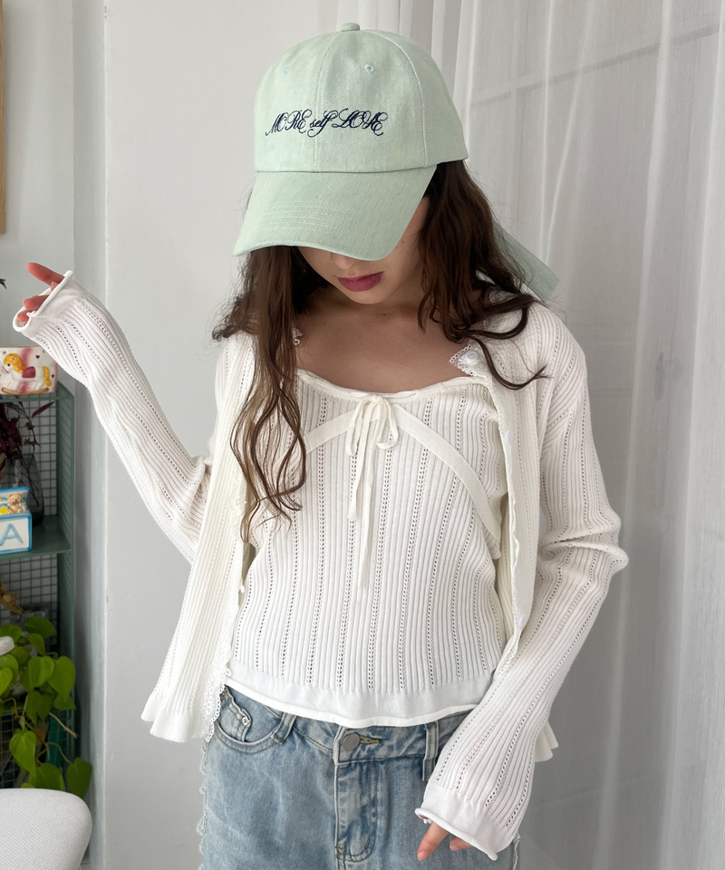 バックリボン刺しゅうロゴCAP 詳細画像 ブリーチ 12