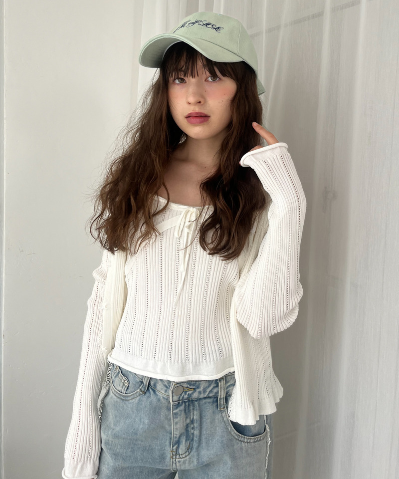 バックリボン刺しゅうロゴCAP 詳細画像 ブリーチ 18