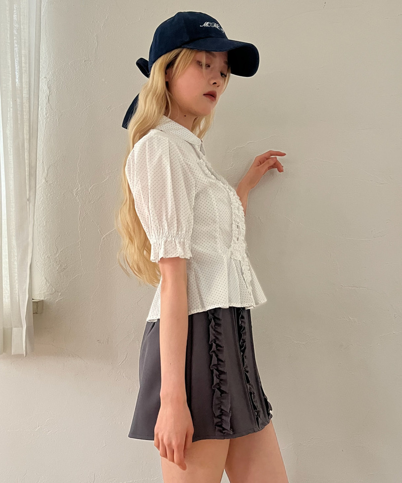 バックリボン刺しゅうロゴCAP 詳細画像 デニムブルー 15