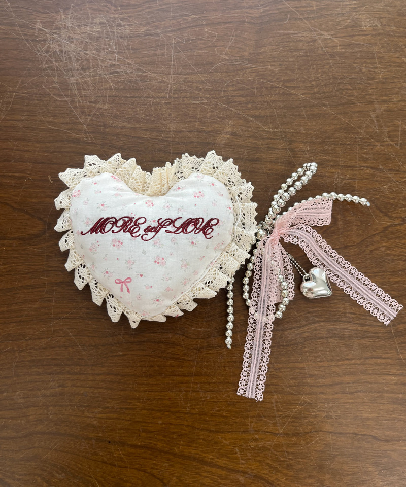 HEART POUCH CHARM 詳細画像 オフホワイト 2