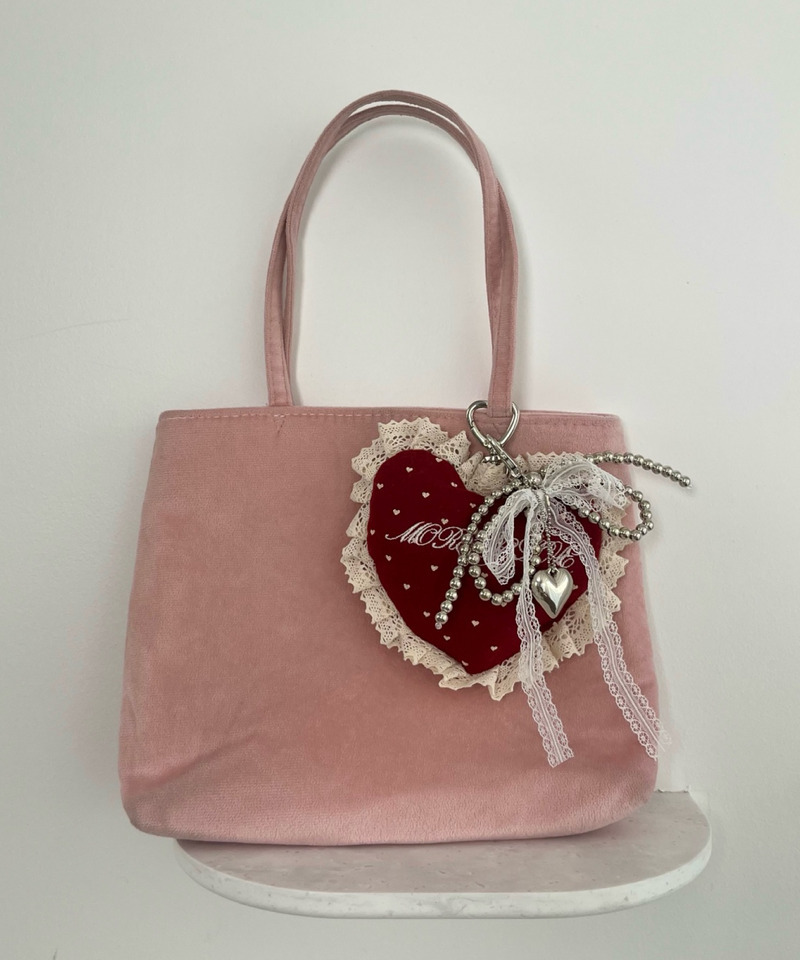 HEART POUCH CHARM 詳細画像 レッド 5