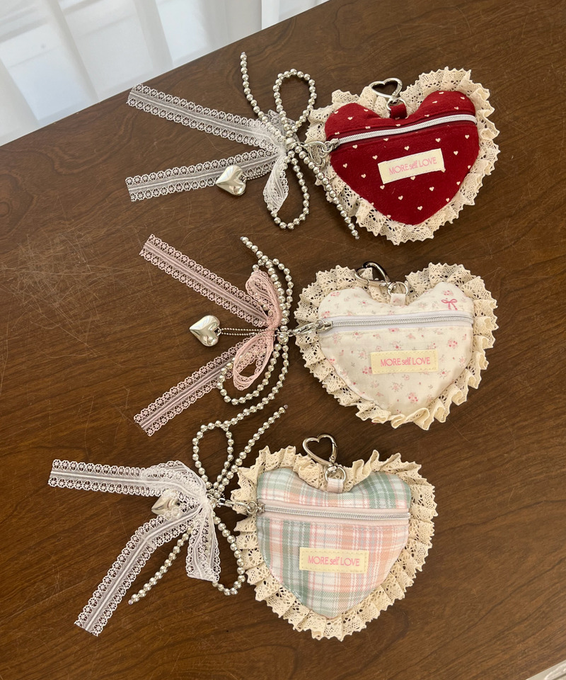 HEART POUCH CHARM 詳細画像 レッド 9