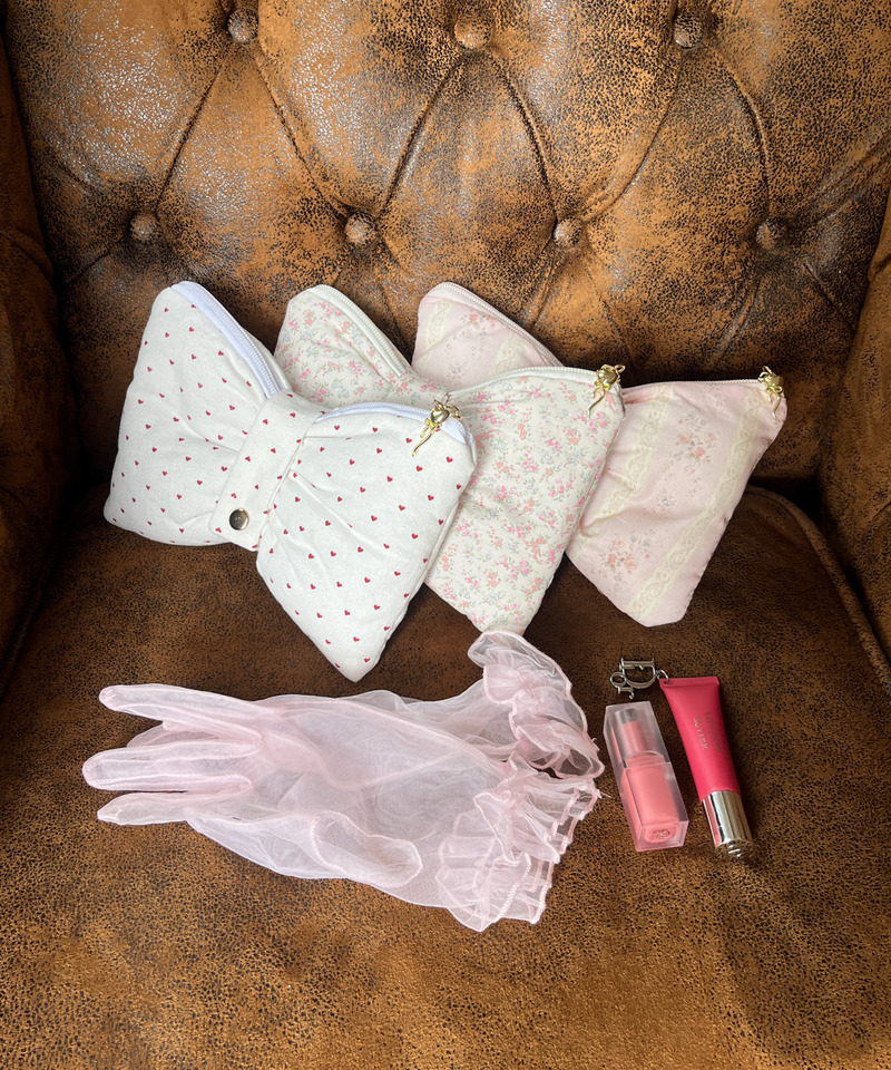 RIBBON POUCH 詳細画像 オフホワイト 13