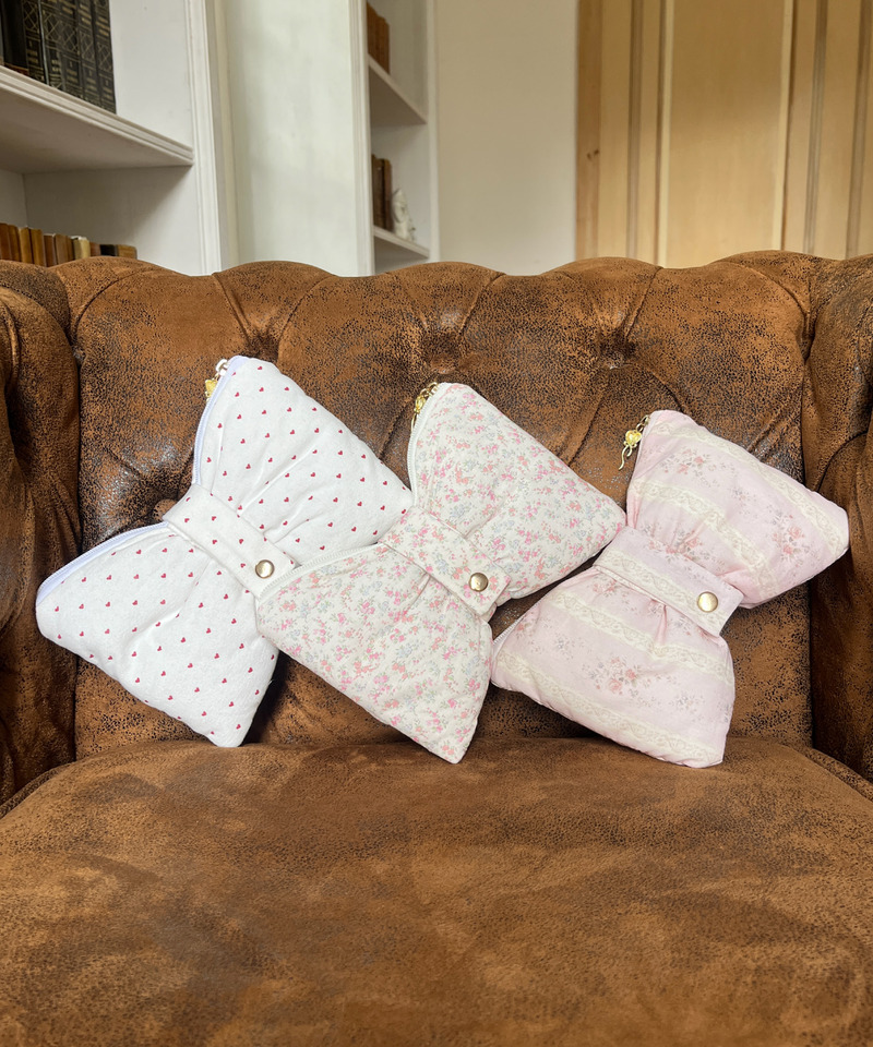 RIBBON POUCH 詳細画像 オフホワイト 9