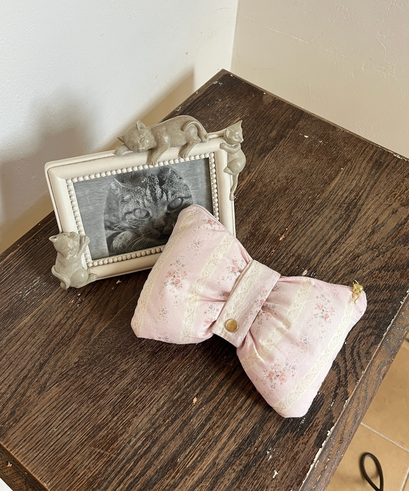 RIBBON POUCH 詳細画像 ピンク 11