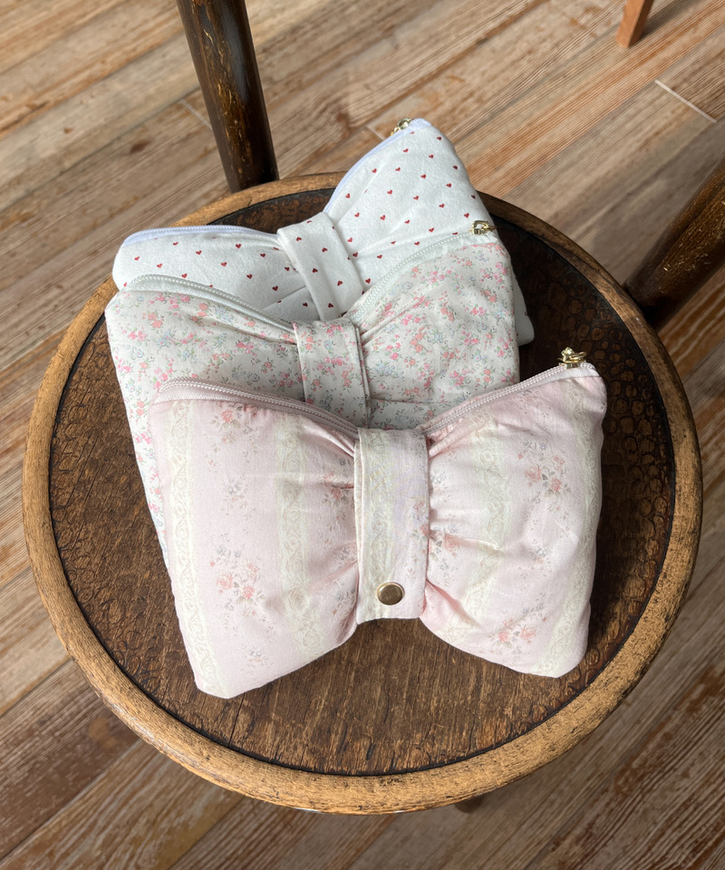 RIBBON POUCH 詳細画像 ピンク 13