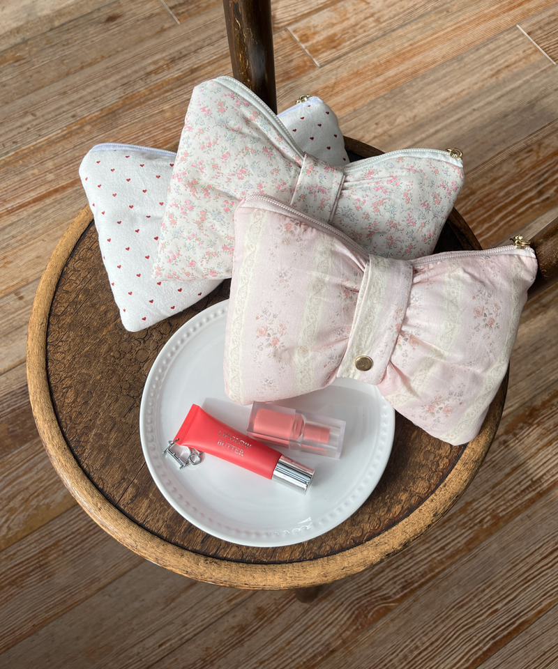 RIBBON POUCH 詳細画像 ピンク 14