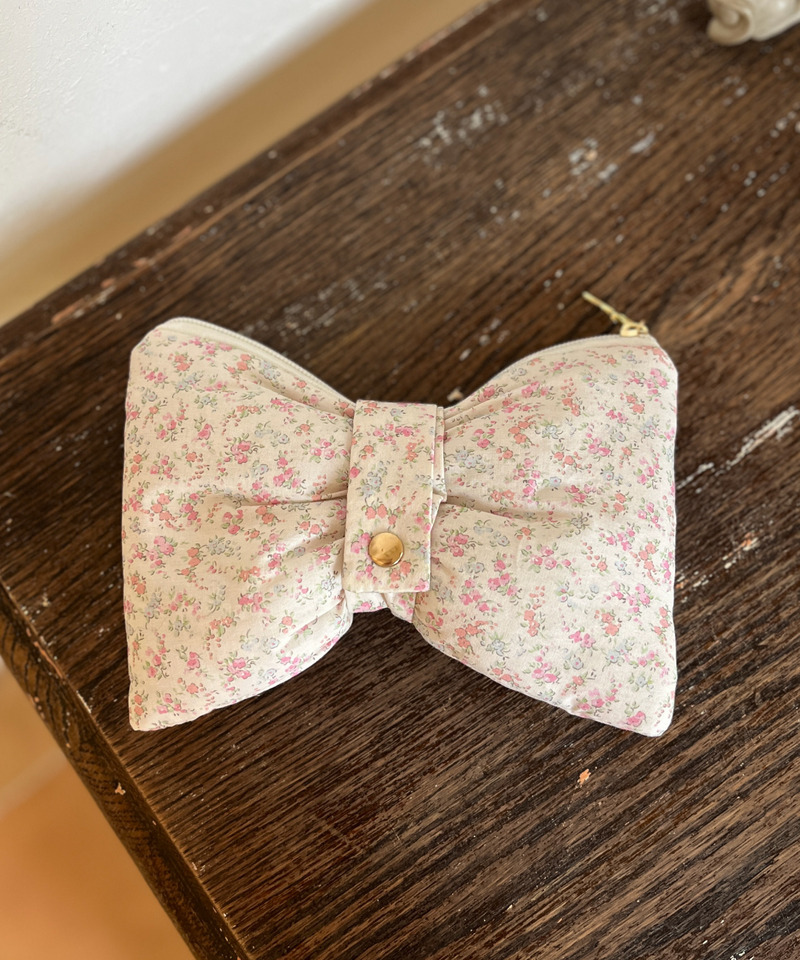 RIBBON POUCH 詳細画像 オフホワイト系 2