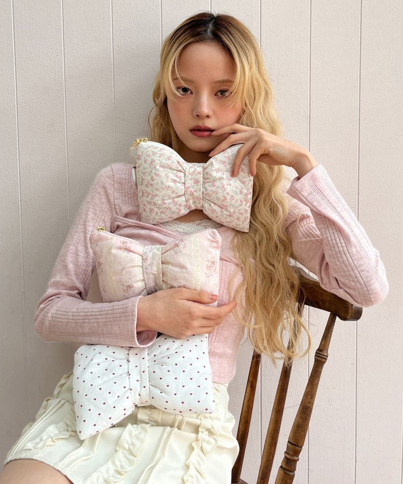 RIBBON POUCH 詳細画像 オフホワイト系 20