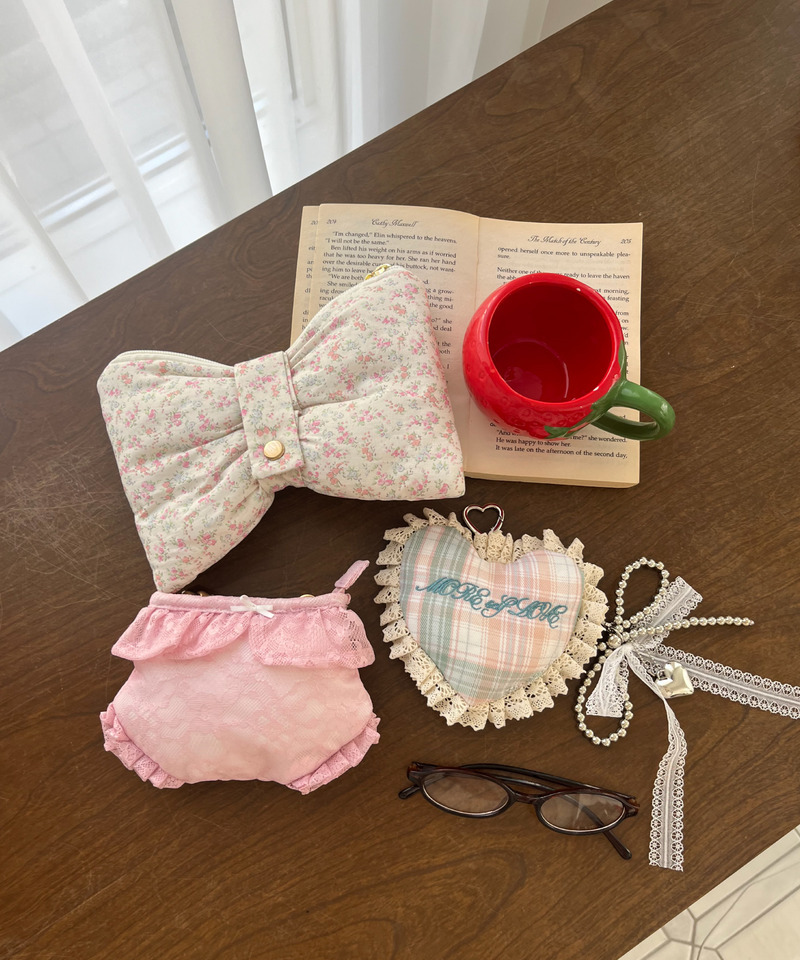 RIBBON POUCH 詳細画像 オフホワイト系 6