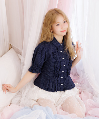 【＠onefive MOMO様 着用】ボリュームフリルブラウス