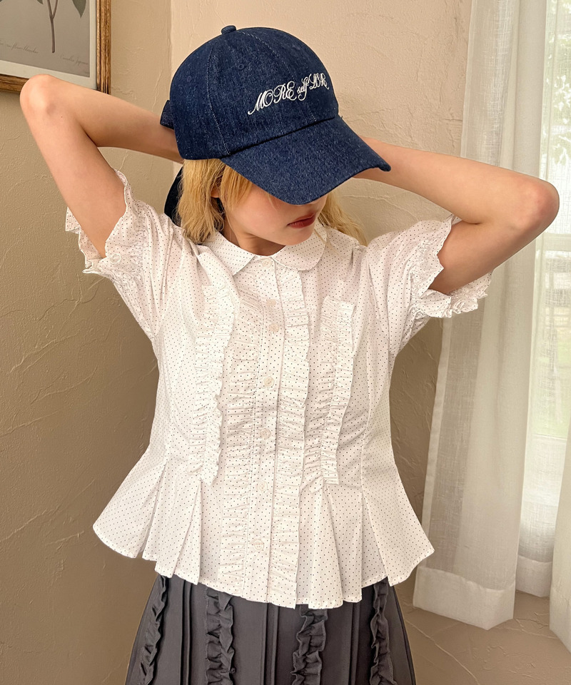 ボリュームフリルブラウス 詳細画像 オフホワイト 10