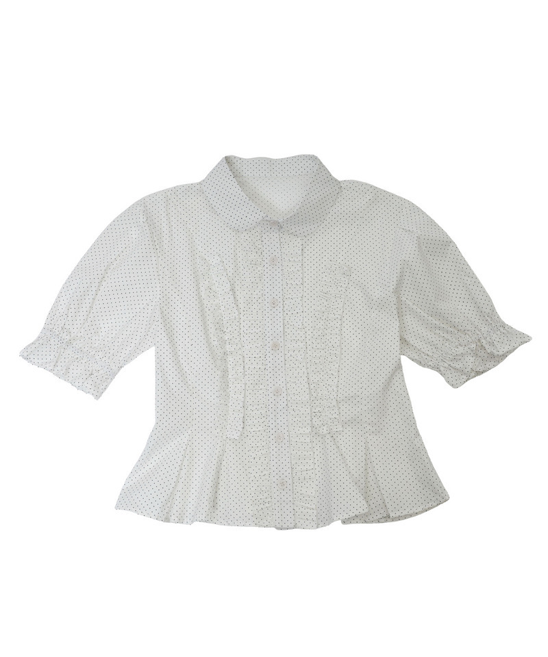 【＠onefive MOMO様 着用】ボリュームフリルブラウス 詳細画像 オフホワイト 3