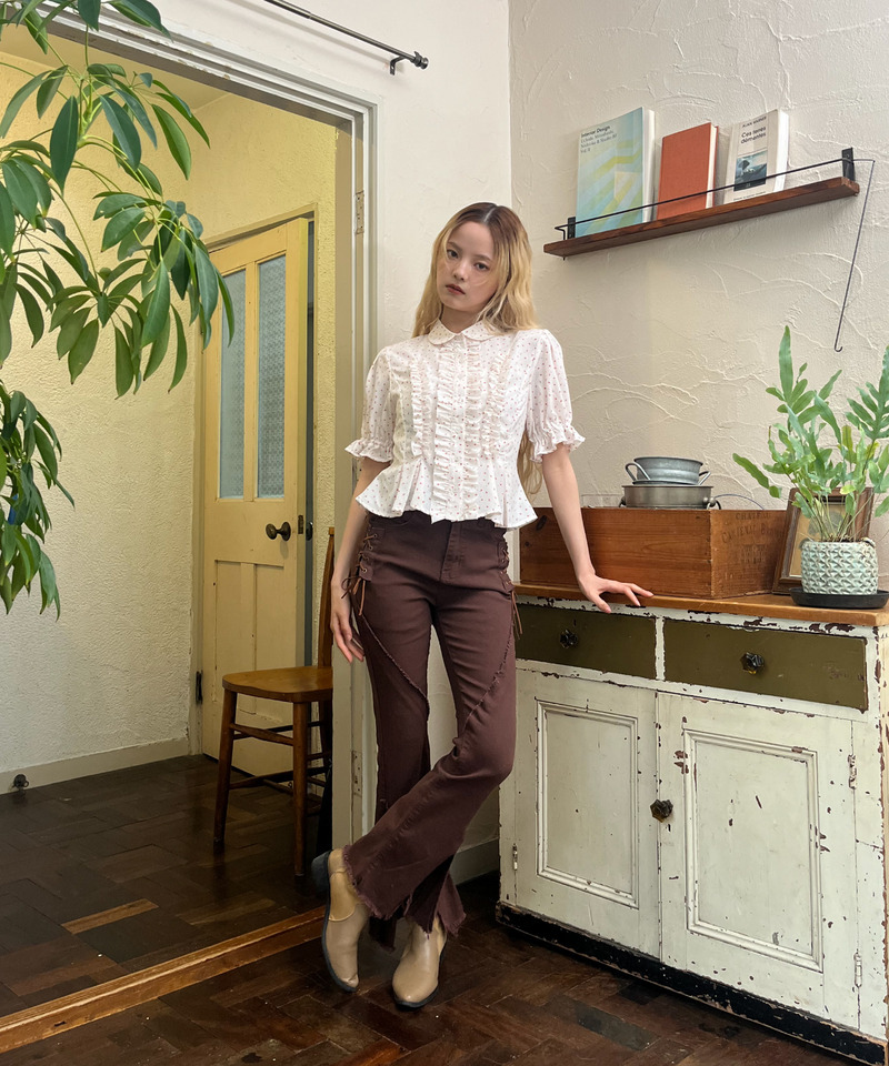 ボリュームフリルブラウス 詳細画像 オフホワイト系 27