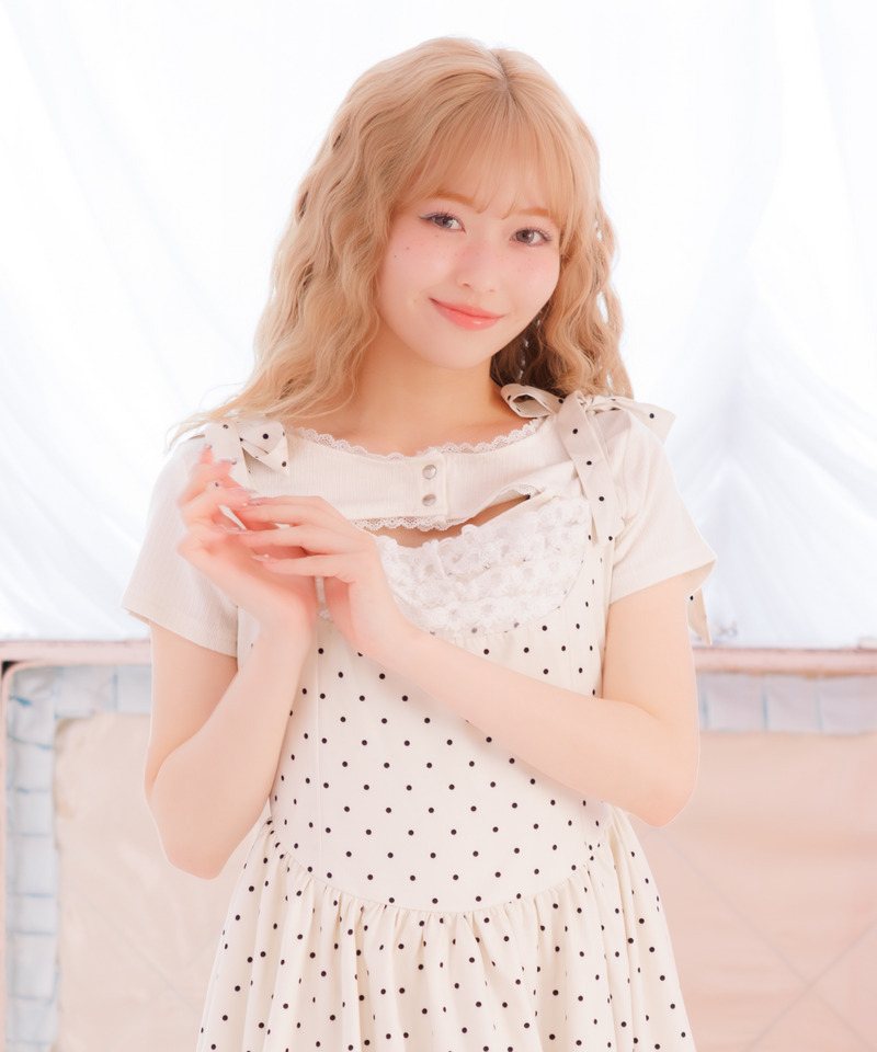 【＠onefive MOMO＆SOYO 様 着用】オープンカットトップス 詳細画像 オフホワイト 2