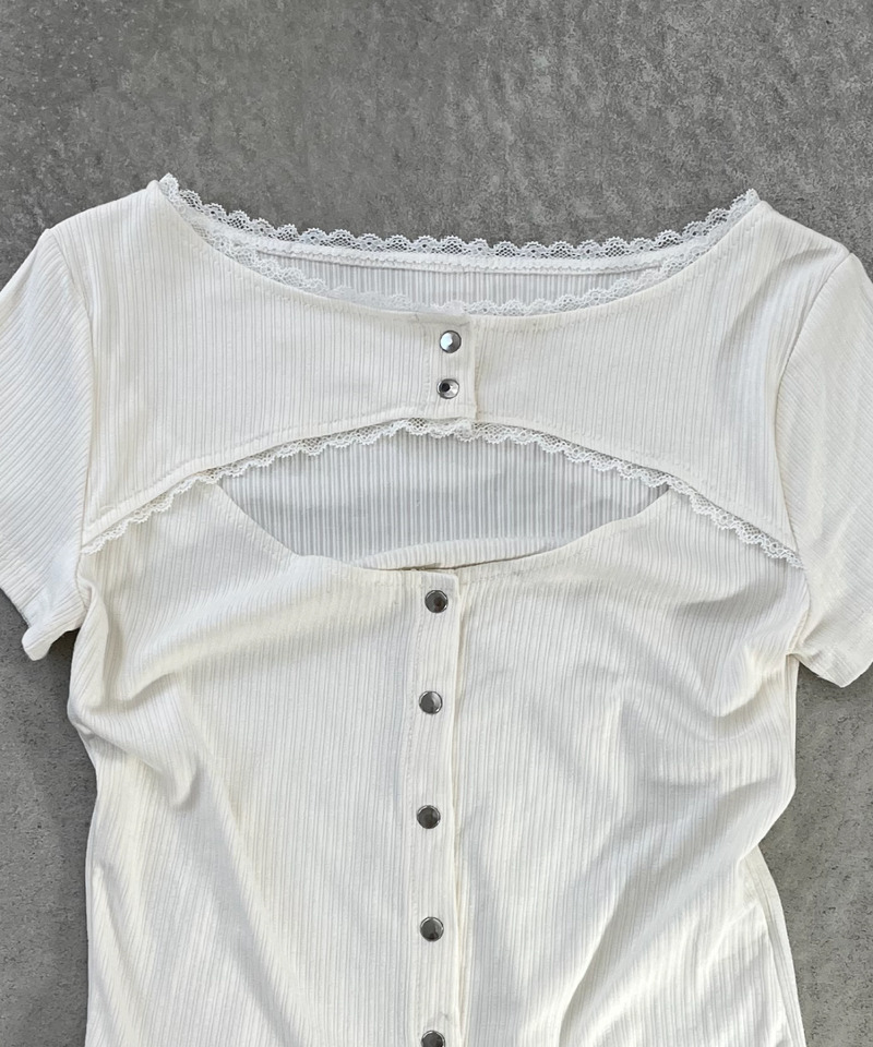 オープンカットトップス 詳細画像 オフホワイト 30