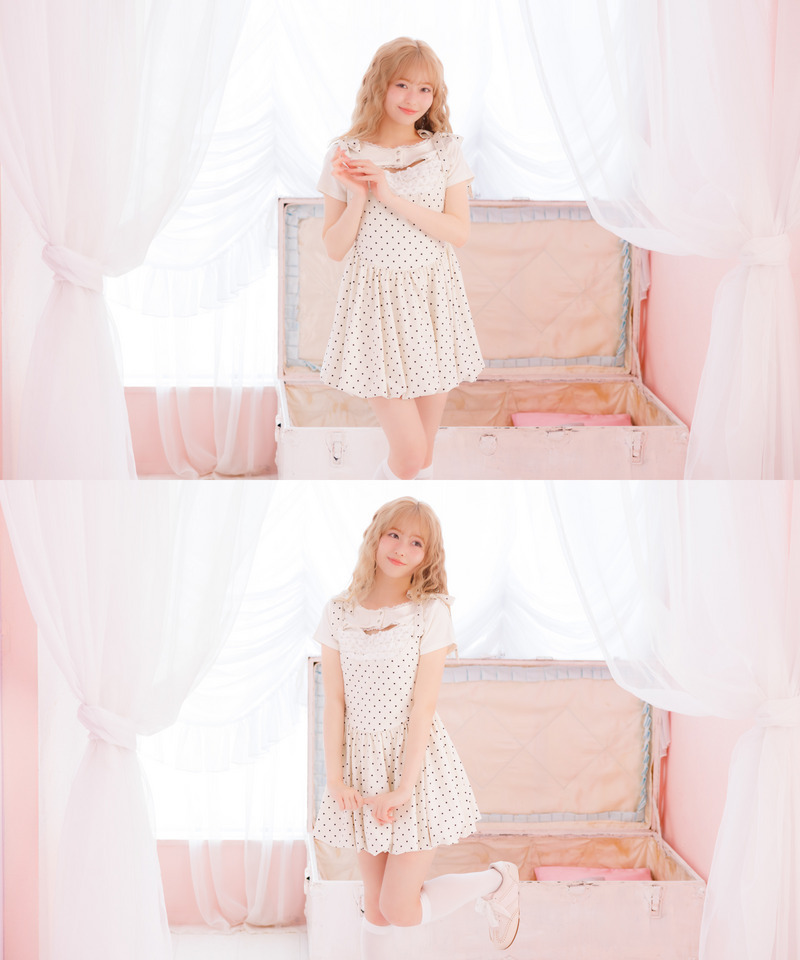 【＠onefive MOMO＆SOYO 様 着用】オープンカットトップス 詳細画像 オフホワイト 4