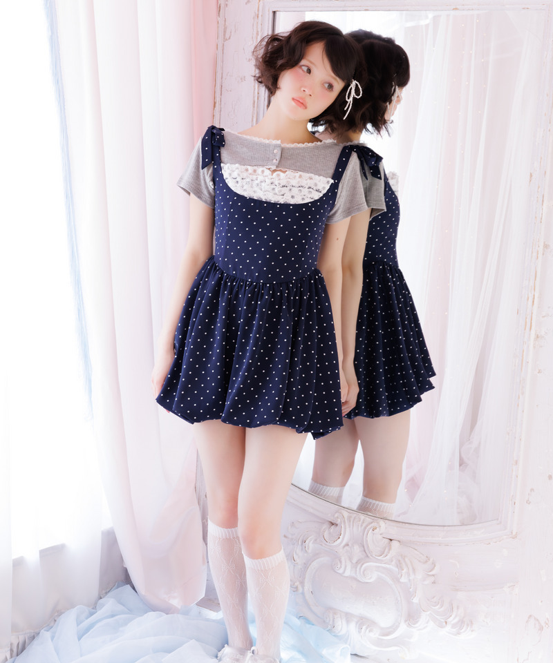 オープンカットトップス 詳細画像 グレー 21