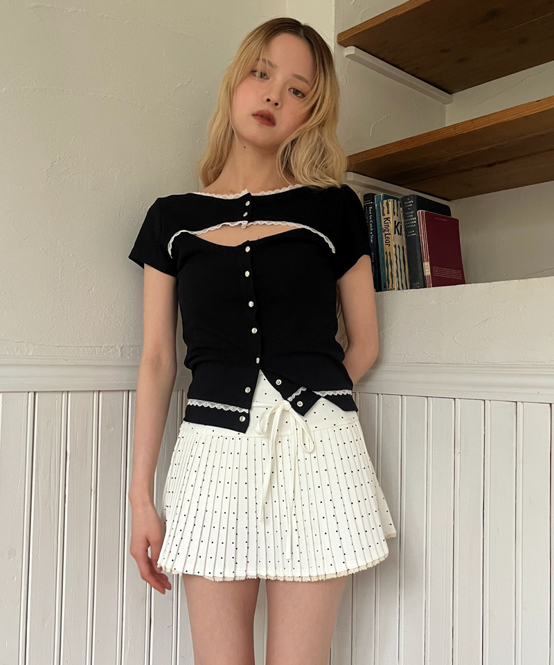 オープンカットトップス 詳細画像 ブラック 14