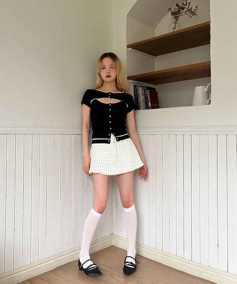 オープンカットトップス 詳細画像 ブラック 17