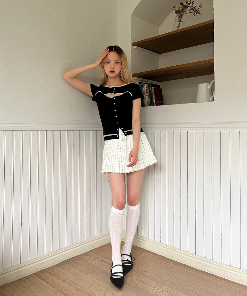 オープンカットトップス 詳細画像 ブラック 19