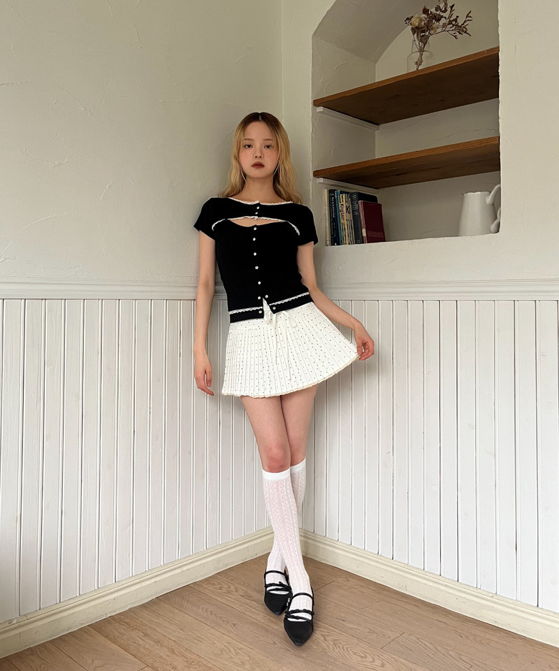 オープンカットトップス 詳細画像 ブラック 21