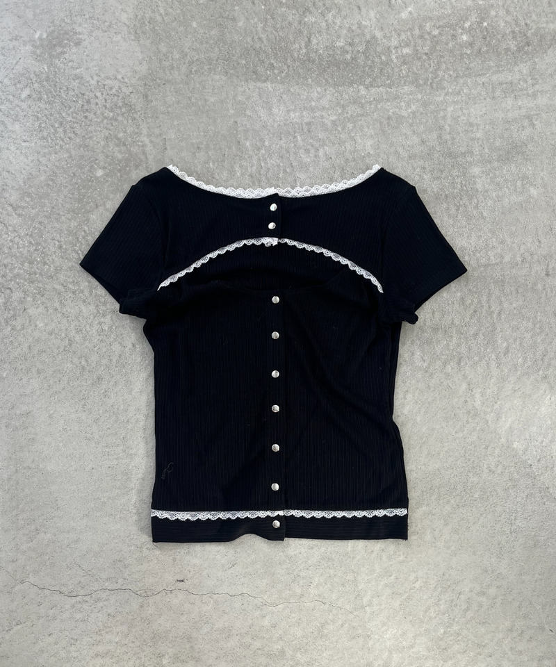 オープンカットトップス 詳細画像 ブラック 27