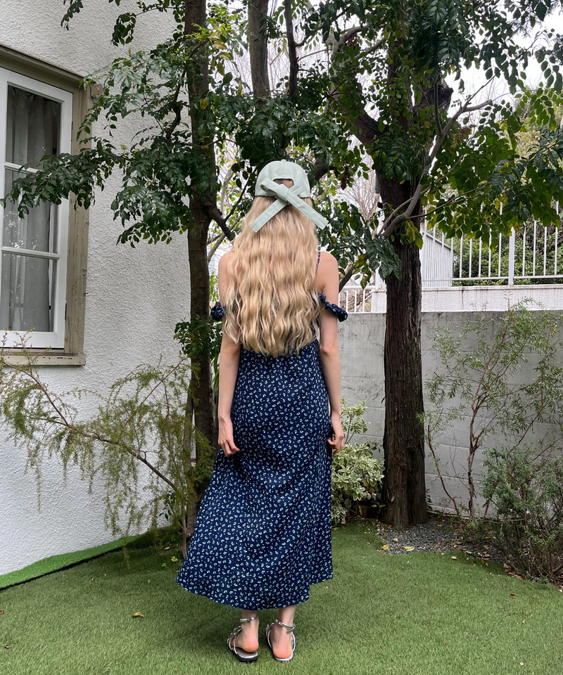 ギャザーワンピース 詳細画像 ネイビー 16