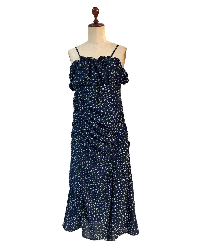 ギャザーワンピース 詳細画像 ネイビー 19