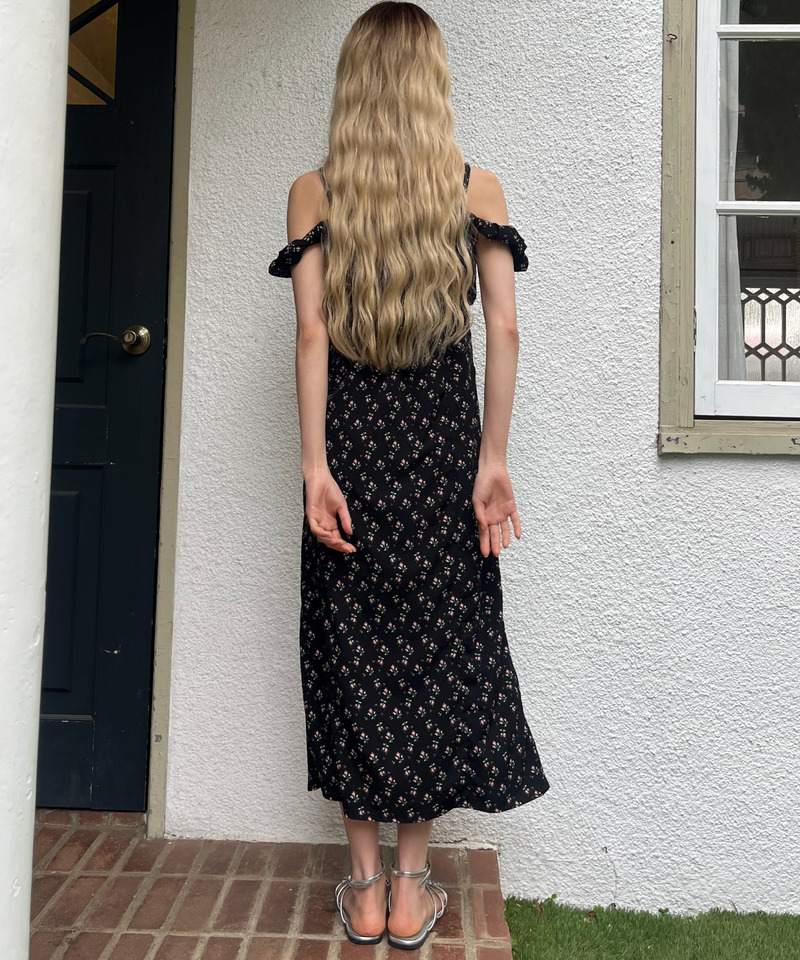 ギャザーワンピース 詳細画像 ブラック 14